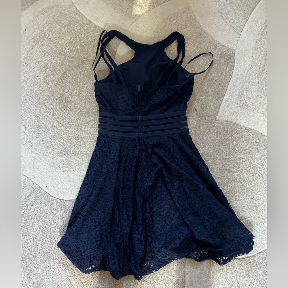 Navy blue semi formal dress